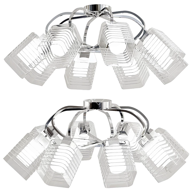 Modern Toplight Wendy Ceiling Chandelier 3D model image 1