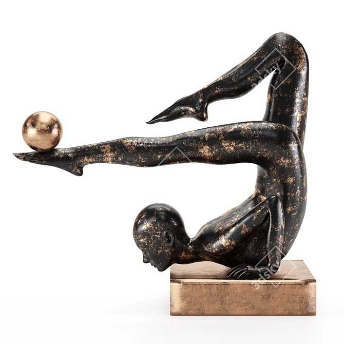 Artistic People Sculpture SET39 3D model image 2