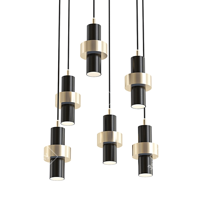 Elegant Umos Lighting Fixture 3D model image 1