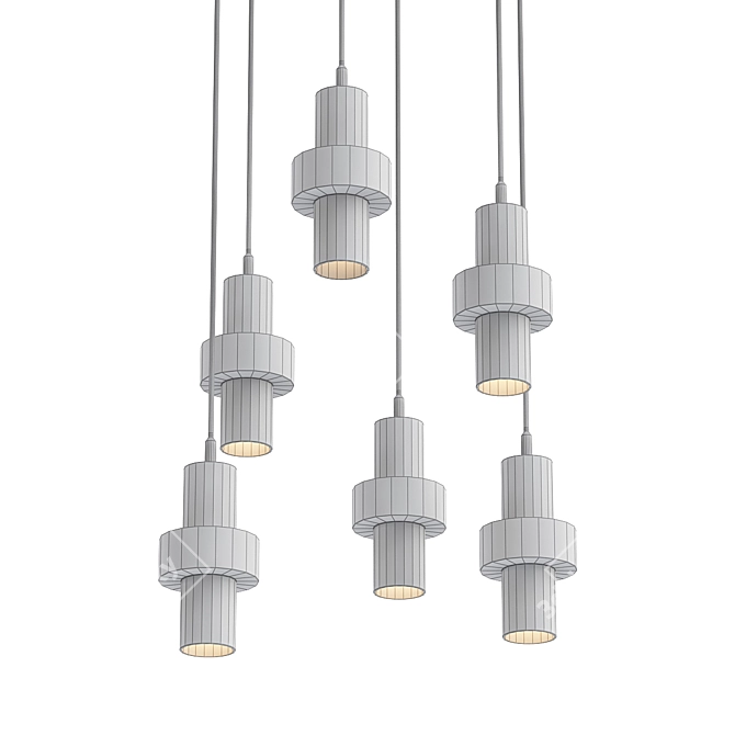 Elegant Umos Lighting Fixture 3D model image 2