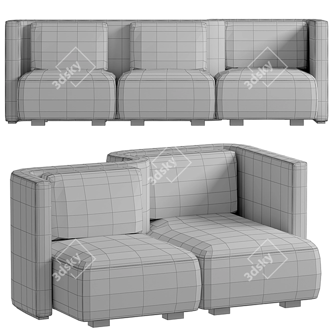 Sleek and Stylish: Saba Italia GALA 3D model image 4