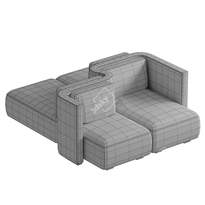 Sleek and Stylish: Saba Italia GALA 3D model image 5