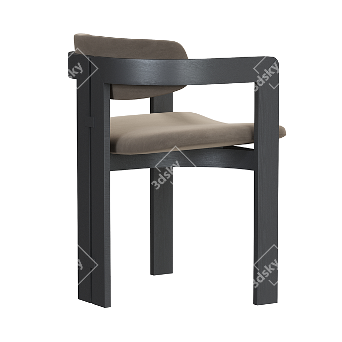 Modern Gallotti & Radice Haumea T Dining Table 3D model image 4