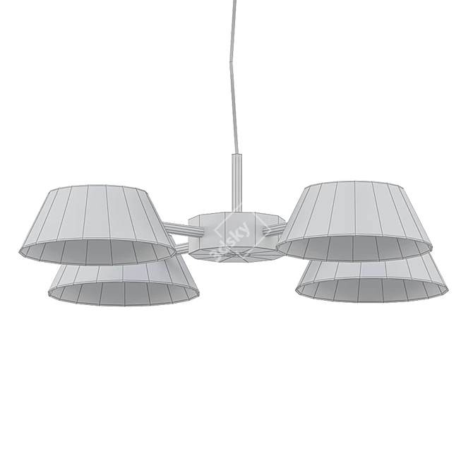Elegant OLO Pendant Light 3D model image 2