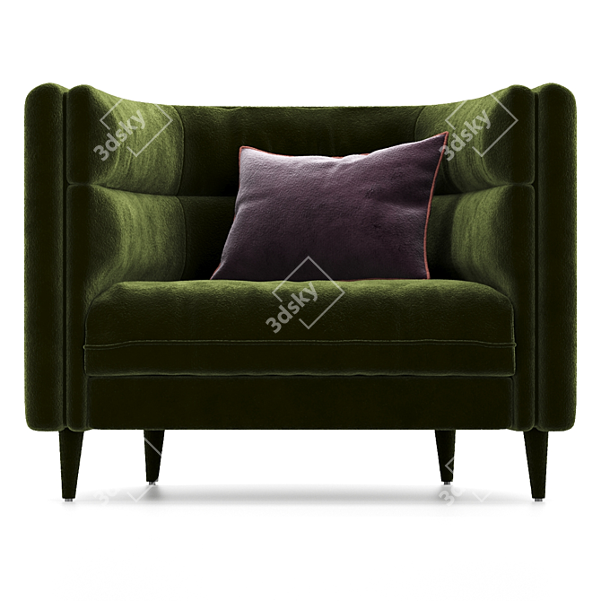 Elvie Armchair by ArianeSké 3D model image 2