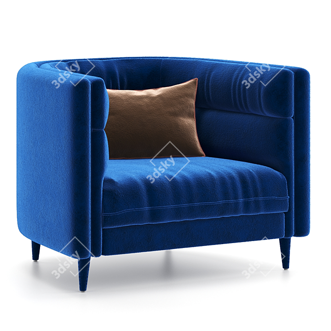 Elvie Armchair by ArianeSké 3D model image 3