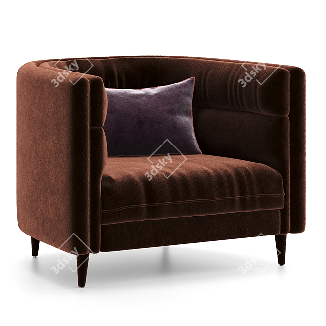 Elvie Armchair by ArianeSké 3D model image 4