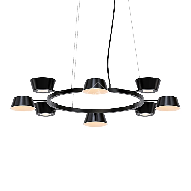 Elegant OLO Pendant Illuminates Perfectly 3D model image 1