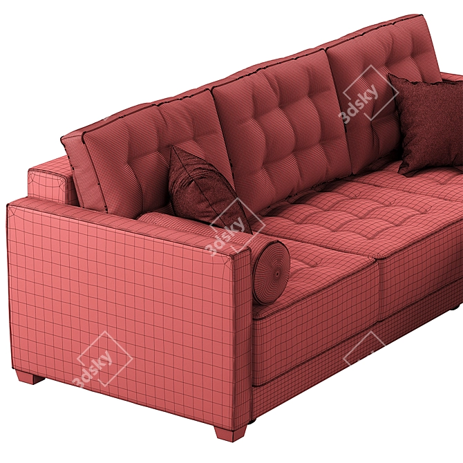 Modern Brabus 09 Furman Corner Sofa 3D model image 6