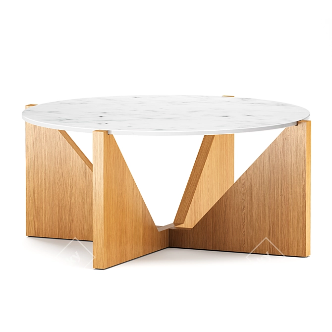 Miro Coffee Table: Sleek Design, Multiple Colors 3D model image 2