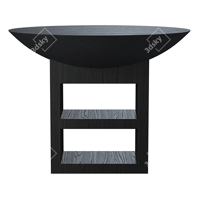 Artefatto Wood Coffee Table: Atlante 3D model image 1