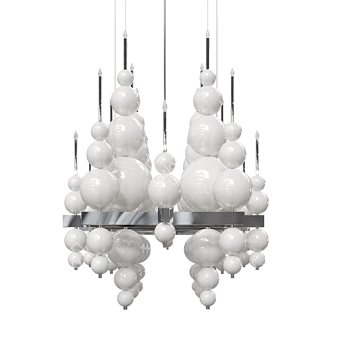 Celestial Tears Chandelier 3D model image 3