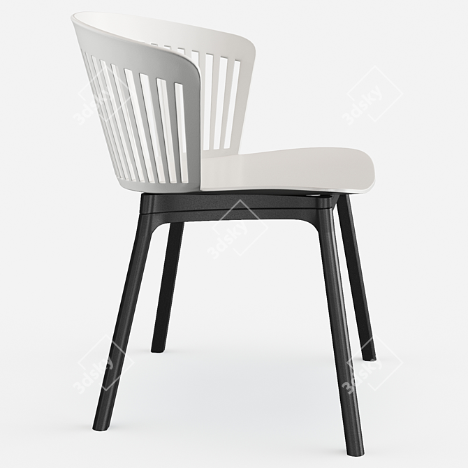 Sleek Vinson Dining Chair 3D model image 3