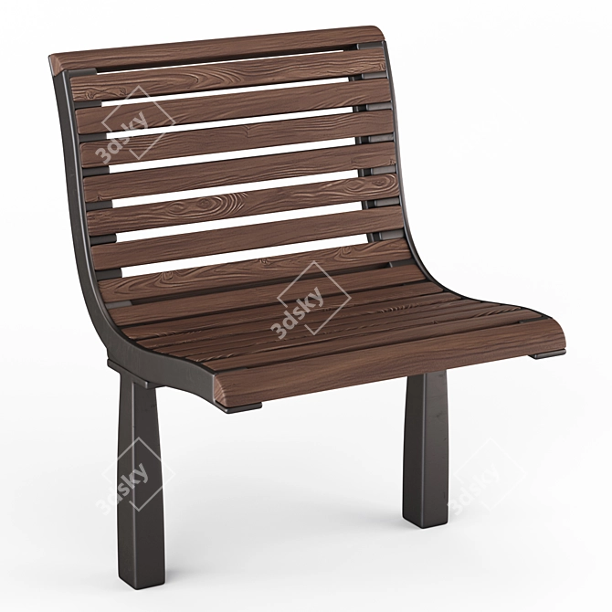 Outdoor Sk.20 Chair: Stylish and Versatile 3D model image 1