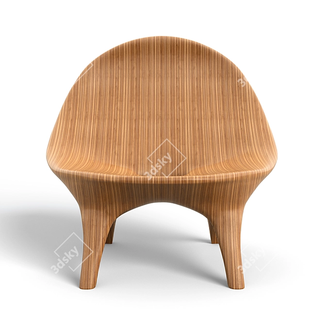 Elegant Suave Chair: Comfort Redefined 3D model image 3
