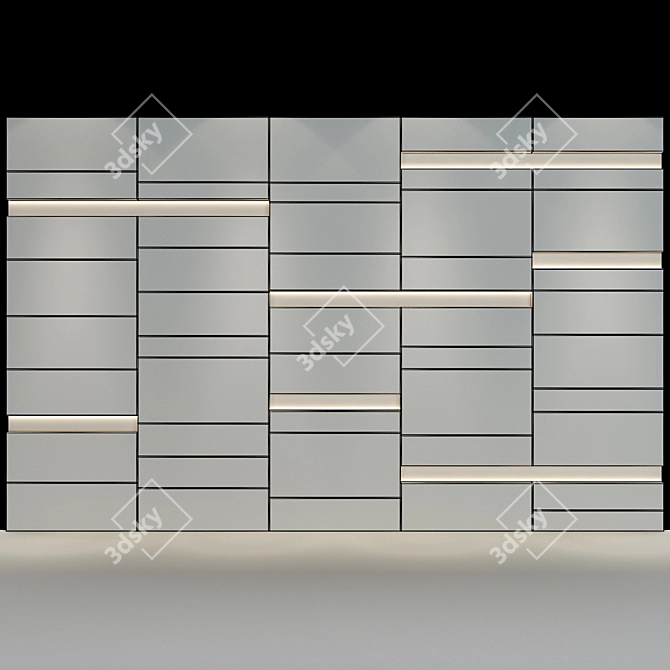 Decorative 3D Wall Panel | 28 3D model image 2