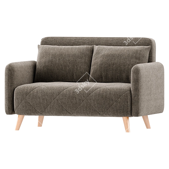 Cardiff Sofa Bed - Versatile and Stylish 3D model image 3