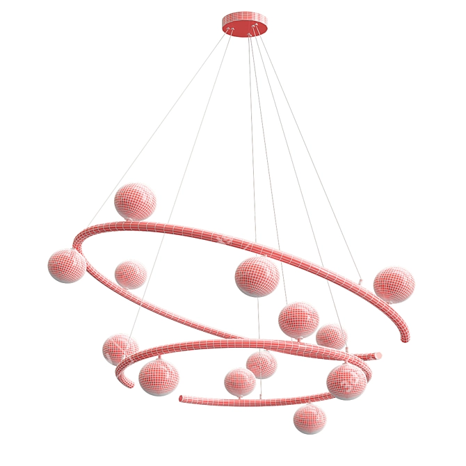 Contemporary Pendant Light: Creative and Sleek 3D model image 3