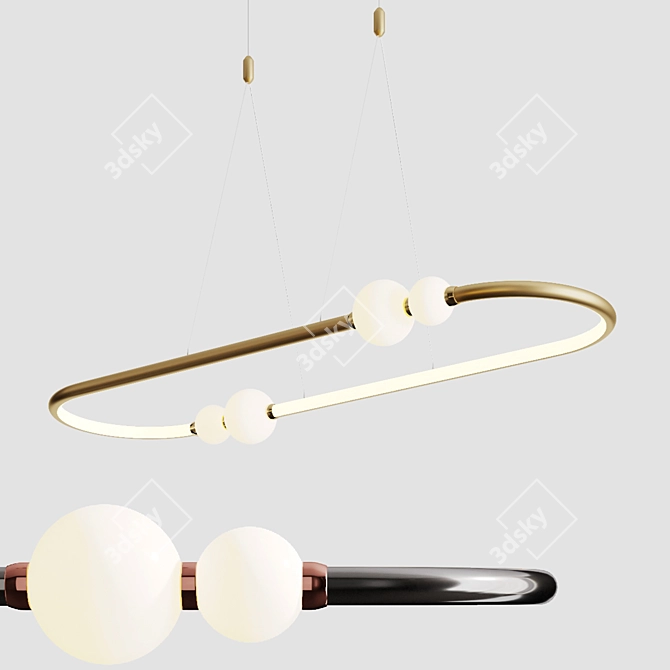 Sleek Celia L100: Modern Lighting Solution 3D model image 1