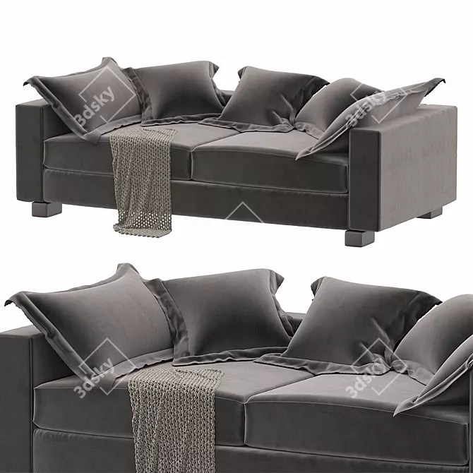 Andromeda Luxury Sofa 3D model image 2