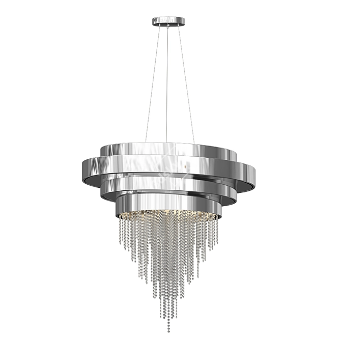 Iconic Guggenheim Chandelier: Architectural Elegance 3D model image 2