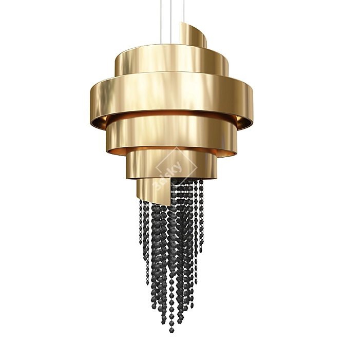 Guggenheim Pendant: Bold Illumination for Modern Spaces 3D model image 2