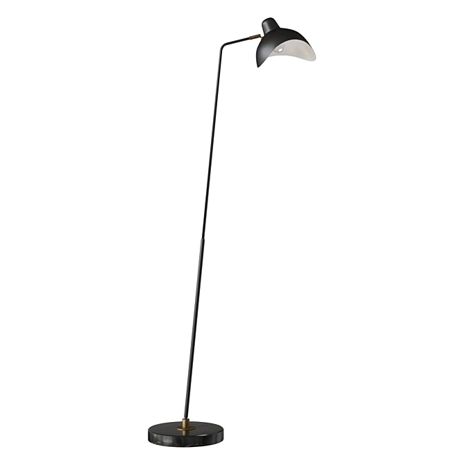 Elegant Eichholtz Asta Floor Lamp 3D model image 1