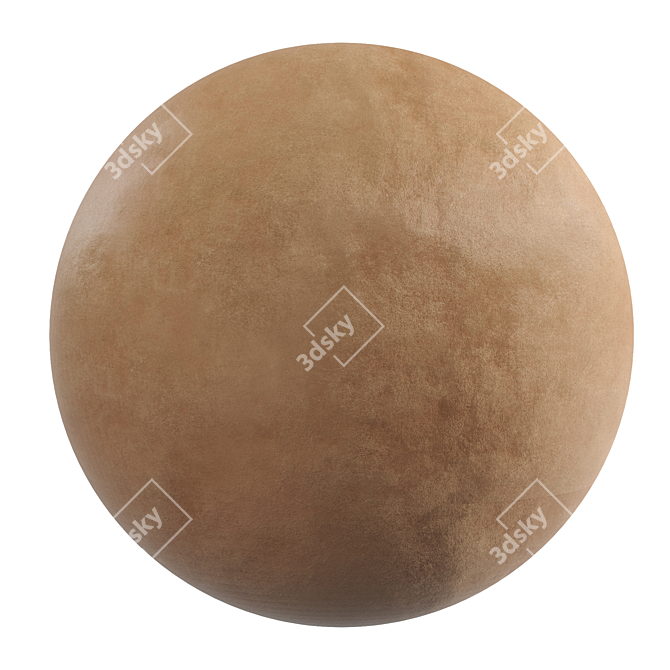 Rustic Courtyard Cotto Tile 3D model image 1