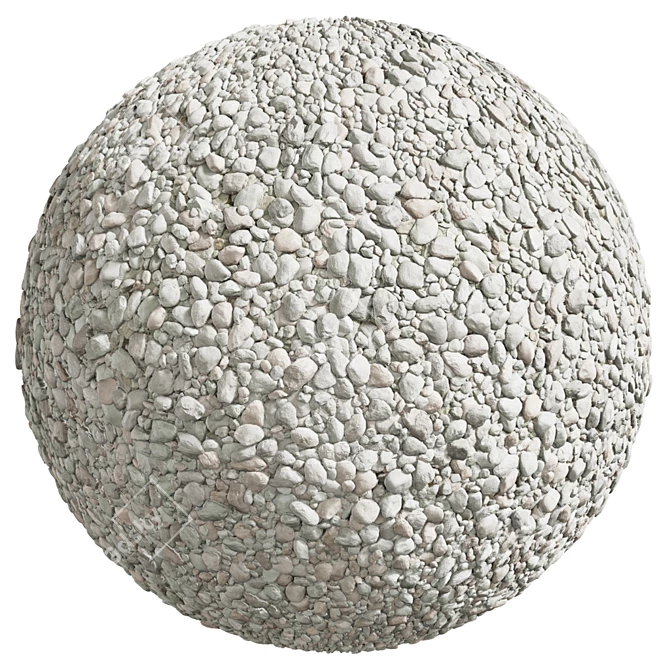 Title: Premium Quality 4K Gravel 3D model image 1