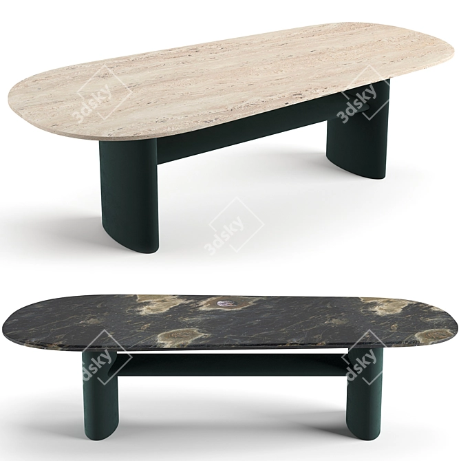 Modern Baxter Dinning Set 3D model image 4