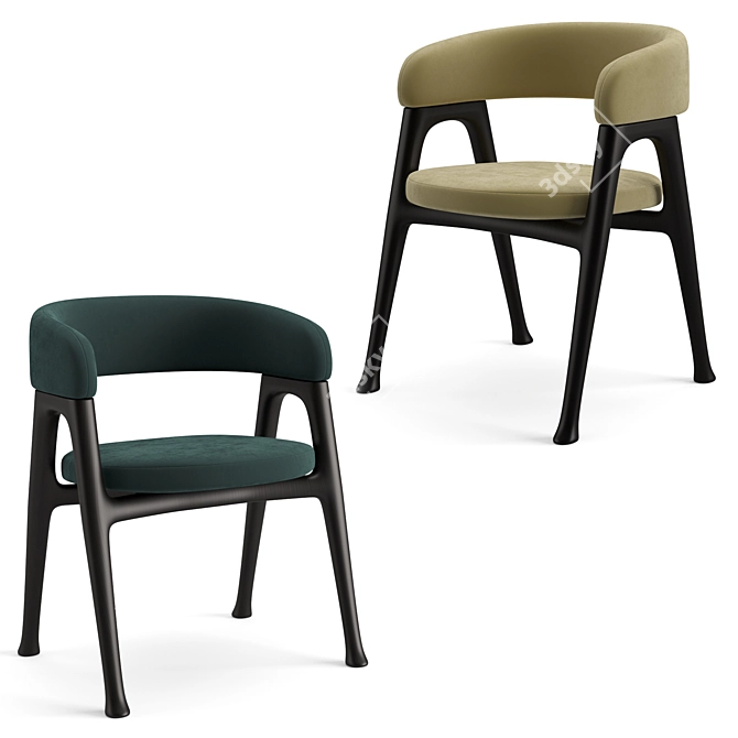 Modern Baxter Dinning Set 3D model image 6