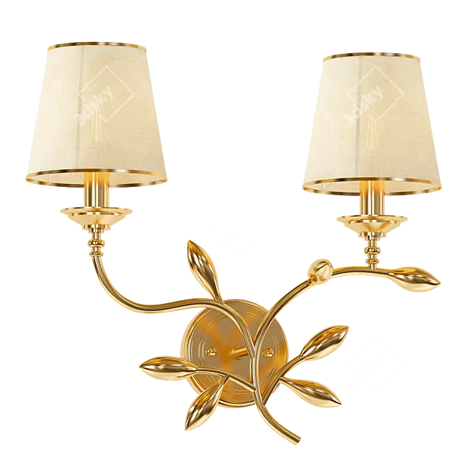 Modern Odine Wall Lamp 3D model image 1