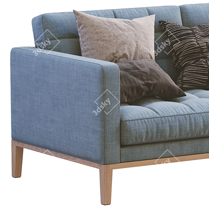 Contemporary AC Lounge Sofa 3D model image 6