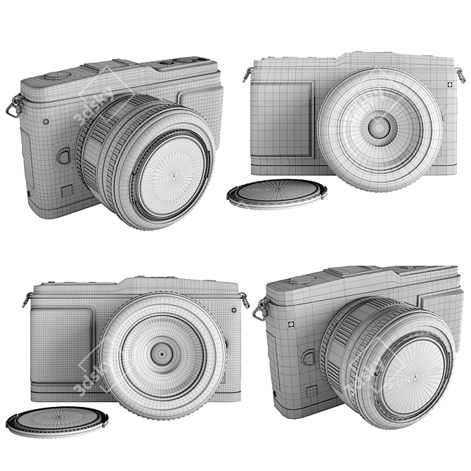 Olympus TurboSmooth Camera 3D model image 7