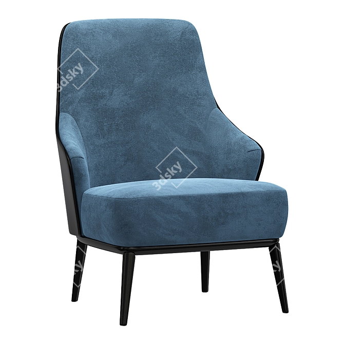 Leslie Bergère: Elegant Designer Furniture 3D model image 1