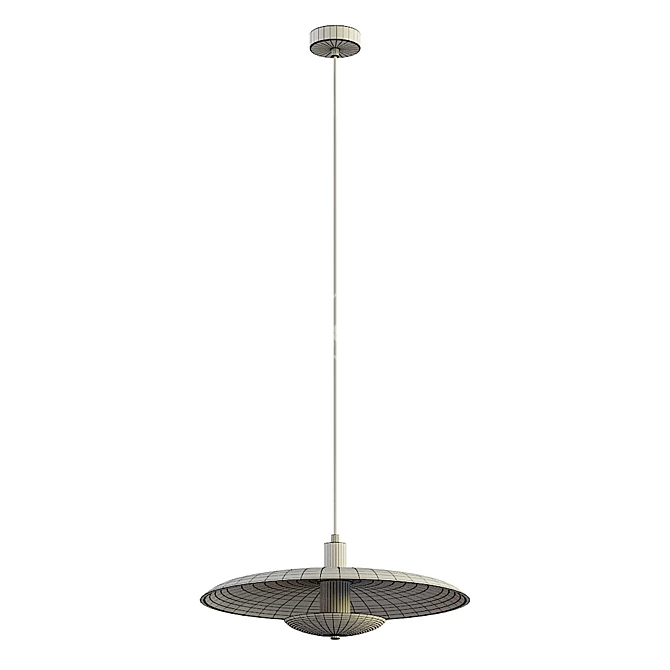 Reason Pendant Lamp: Stylish Lighting Solution 3D model image 4