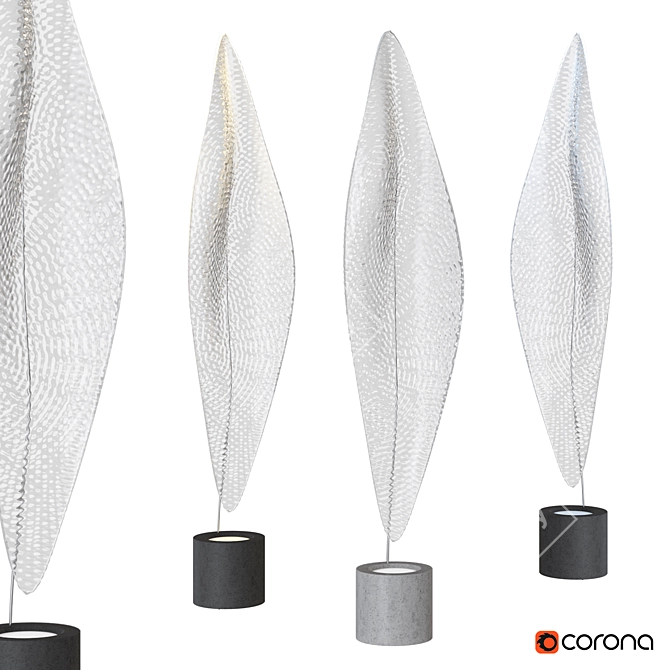 Elegant Artemide Cosmic Leaf | Floor Lamp 3D model image 1