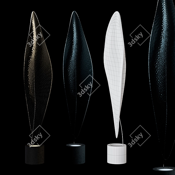 Elegant Artemide Cosmic Leaf | Floor Lamp 3D model image 3