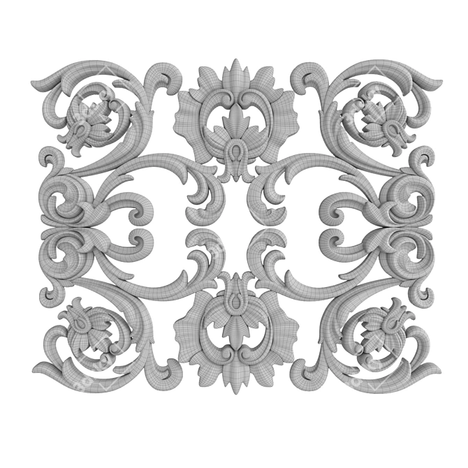 CNC Decor Element: STL File 3D model image 3