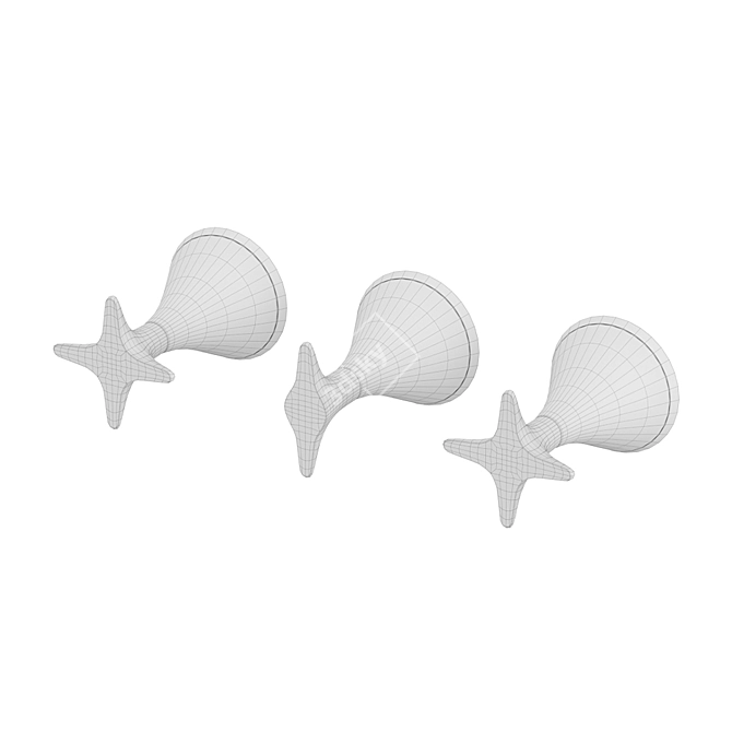 Stella 130 Concealed Bath/Shower Mixer 3D model image 4