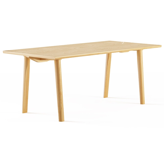 Modern Beam Table: Ariake 3D model image 1