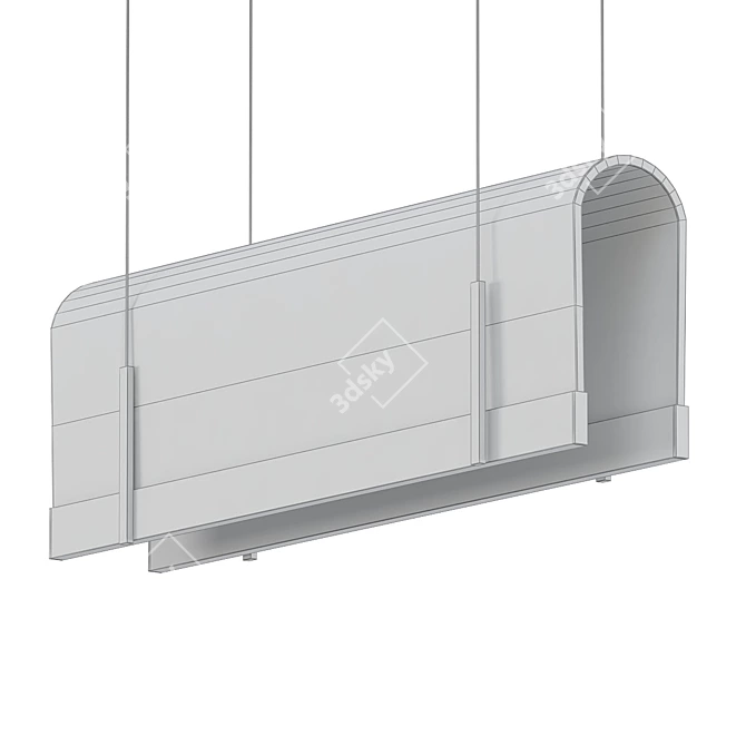  Illumina - Contemporary Hanging Lamp 3D model image 2