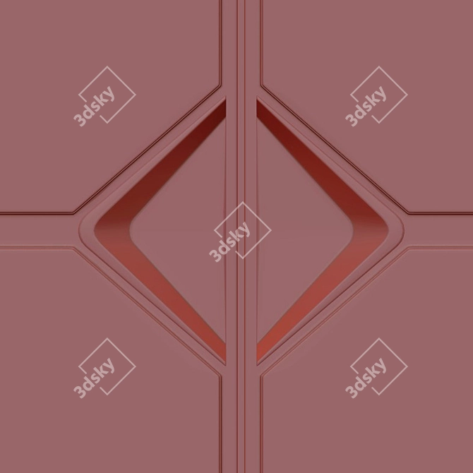 Elegant Elmas Console Set 3D model image 4