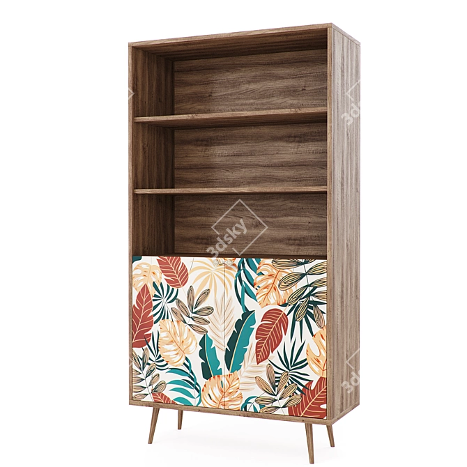 Scandinavian Style Rack with Doors: "Berber 3D model image 5