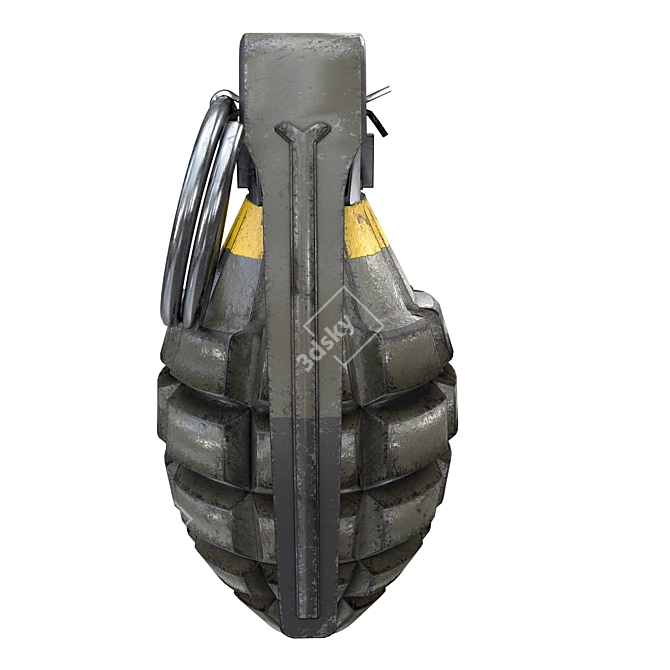 Ultimate MK2 Grenade Model 3D model image 3