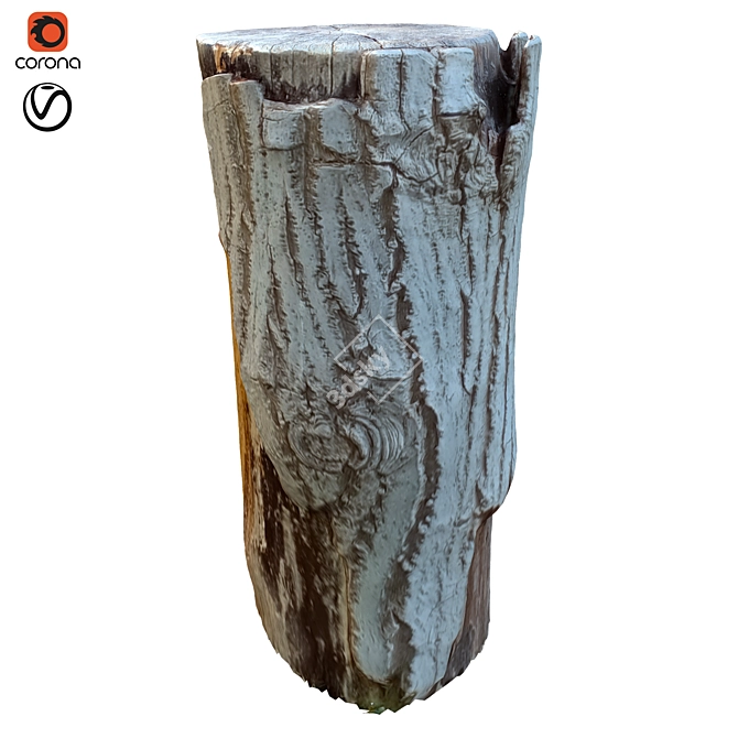 15 Trunk Tree Sculpture 3D model image 1