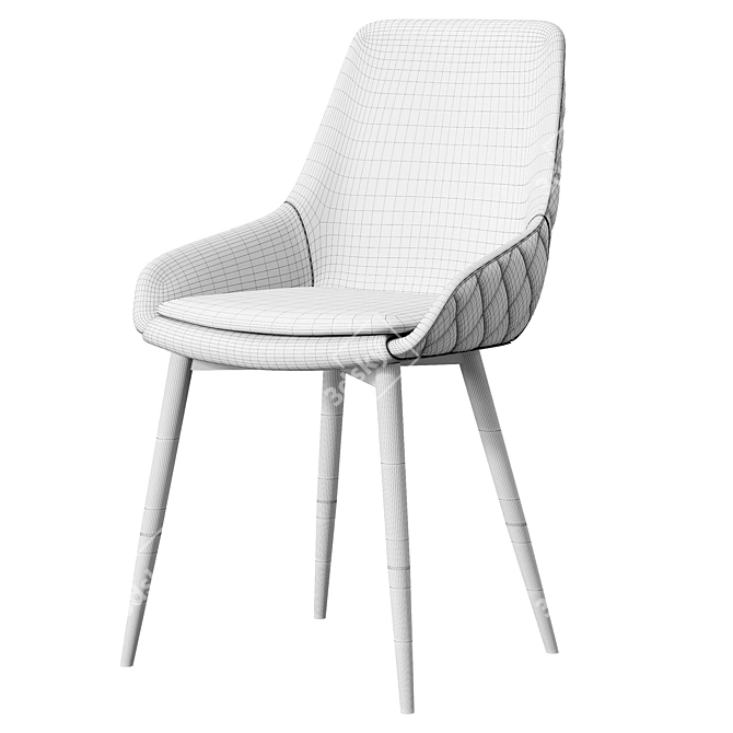 Gerti Chair: Modern & Stylish Seating 3D model image 4