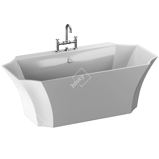 Luxury La Donna Bathtub | Marmorin Design 3D model image 5