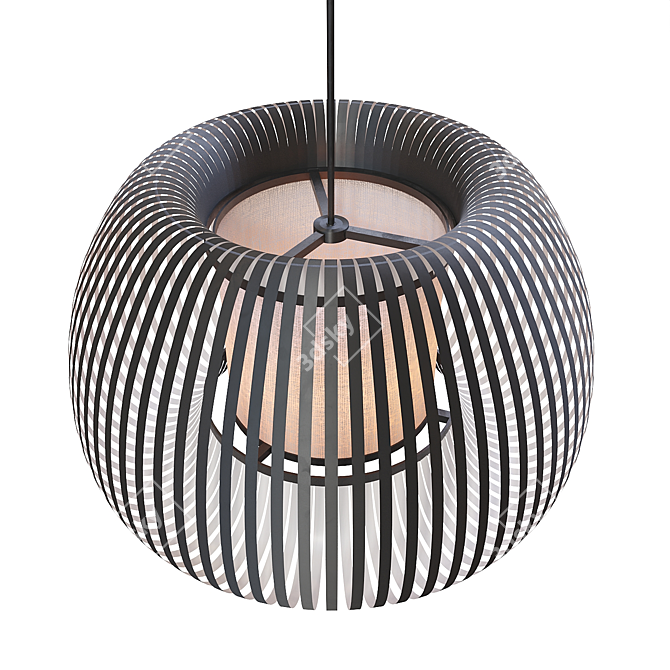Title: Magnetic Glow Pendant Light 3D model image 2