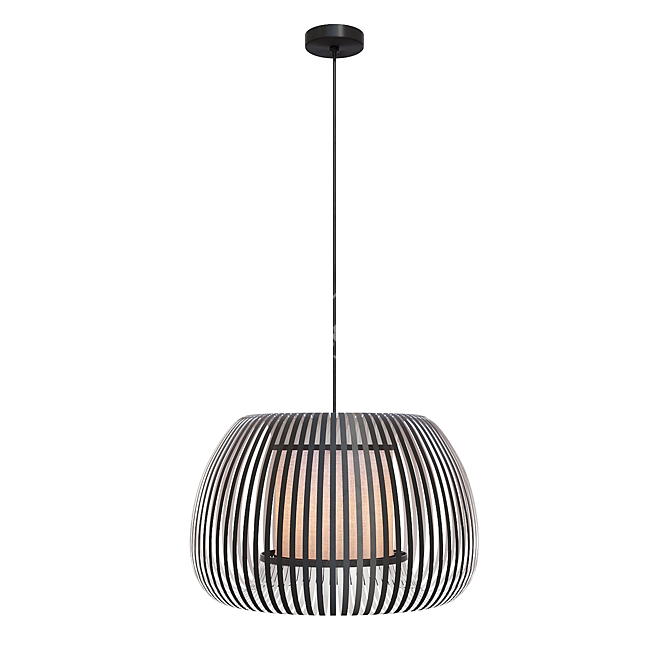 Title: Magnetic Glow Pendant Light 3D model image 3